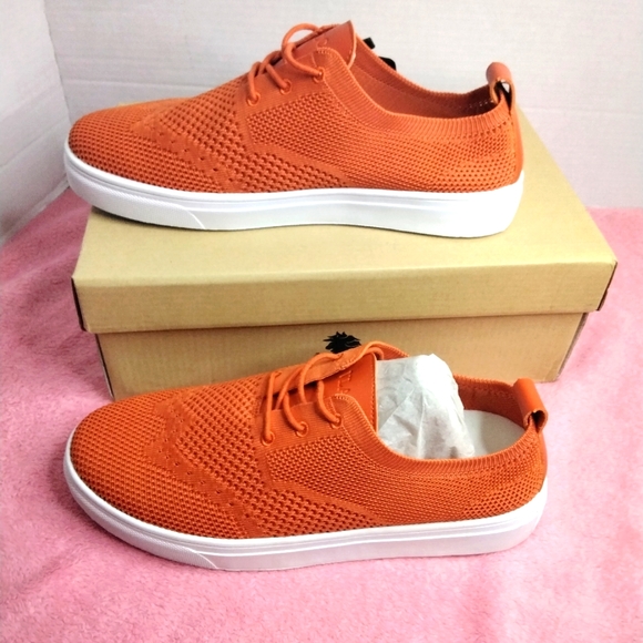 Vlado orange shoes in men's size 7.5 women's 9 - Picture 5 of 12